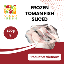 将图片加载到图库查看器,Frozen Toman Fish - Slice (500g+/-)