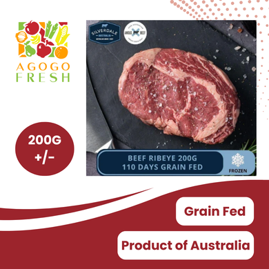 Frozen 100+ Days Grass-fed Beef Ribeye (200g +/-)