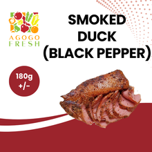 Load image into Gallery viewer, Frozen Black Pepper Smoked Duck (180g+/-)