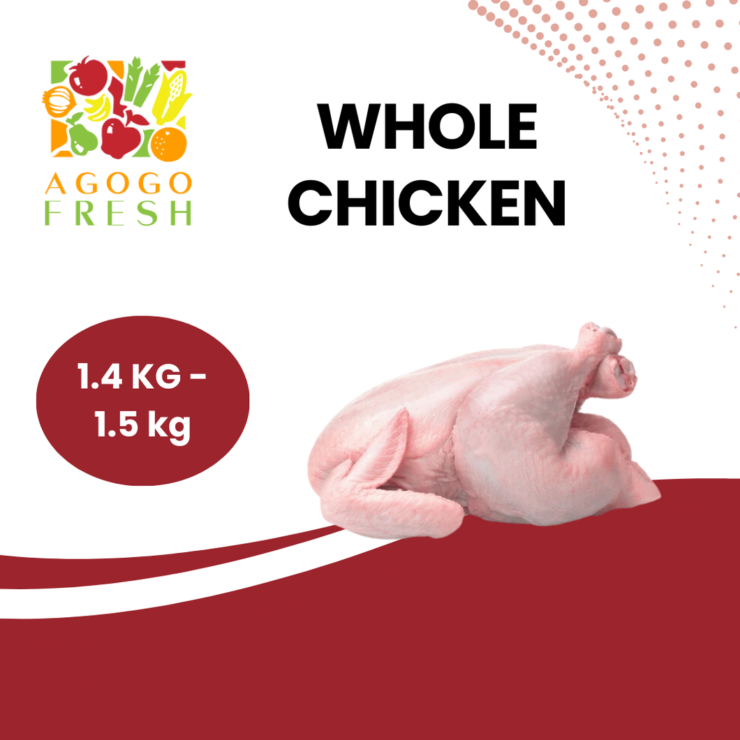 Fresh Whole Chicken 1.4kg - 1.5kg