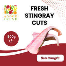 将图片加载到图库查看器，Fresh Sting Ray Cuts (500g+/-)