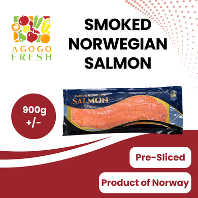 Frozen Smoked Norwegian Salmon (Pre-Sliced)