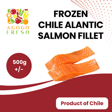 Frozen Chile Atlantic Salmon Fillet (500g+/-)