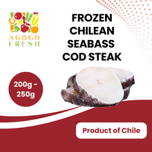 将图片加载到图库查看器，Frozen Chilean Seabass Cod Steak (200 - 250g)