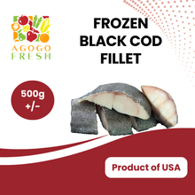 将图片加载到图库查看器，Frozen Black Cod Fillet (500g+/-)