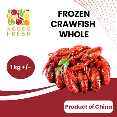 Frozen Cooked Crawfish Whole (1kg+/-)