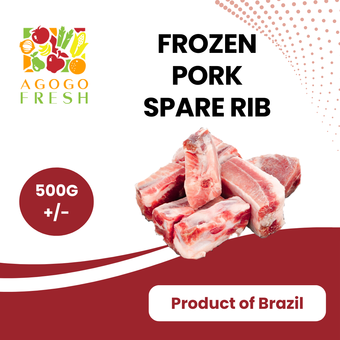 Frozen Cut Ribs Frozen Pork Spare Ribs (500g+/-) – Agogo Fresh