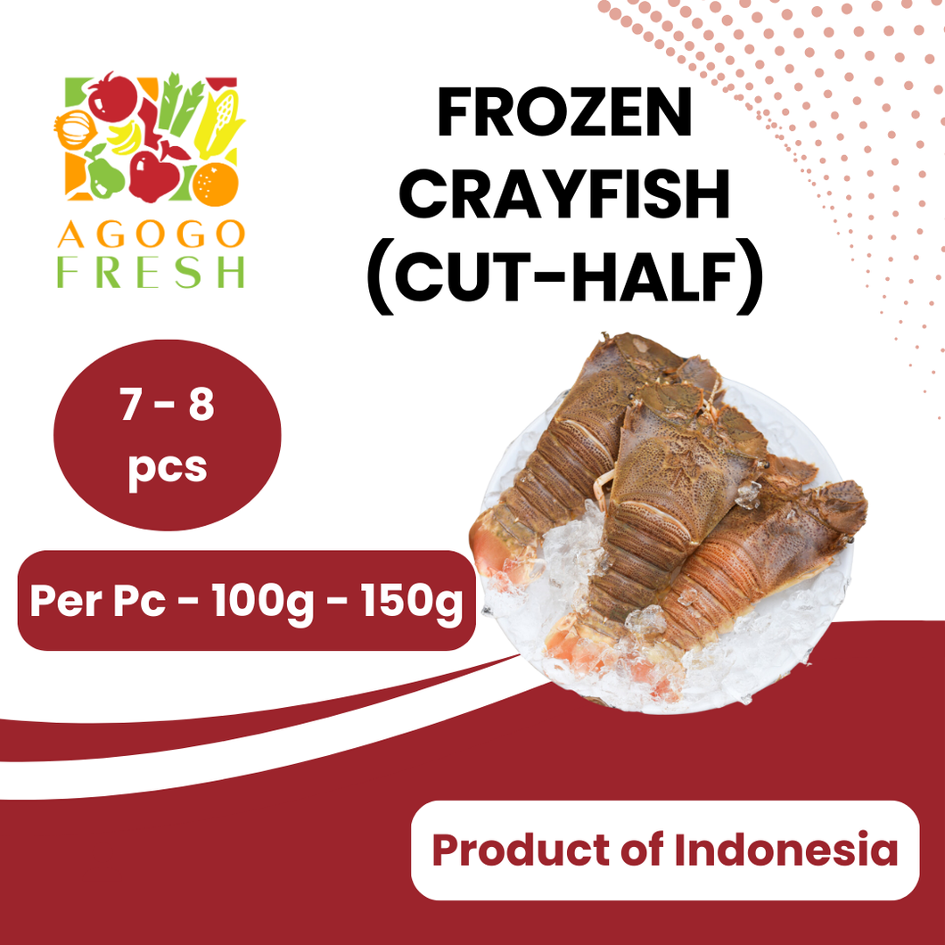 Frozen Crayfish - Cut Half (7 - 8pcs)