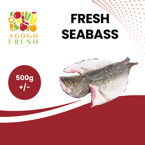 Fresh Seabass Butterfly Cut (500g+/-)