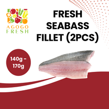 将图片加载到图库查看器，Fresh Seabass Fillet (2pcs, 170g+/-)