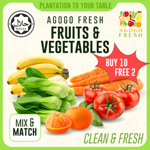 将图片加载到图库查看器，[Buy 10 Free 2] $2 10 Pack Vegetables &amp; Fruits
