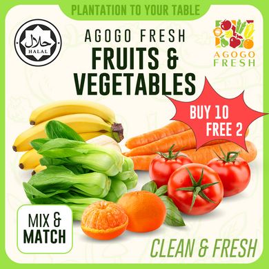 [Buy 10 Free 2] $2 10 Pack Vegetables & Fruits
