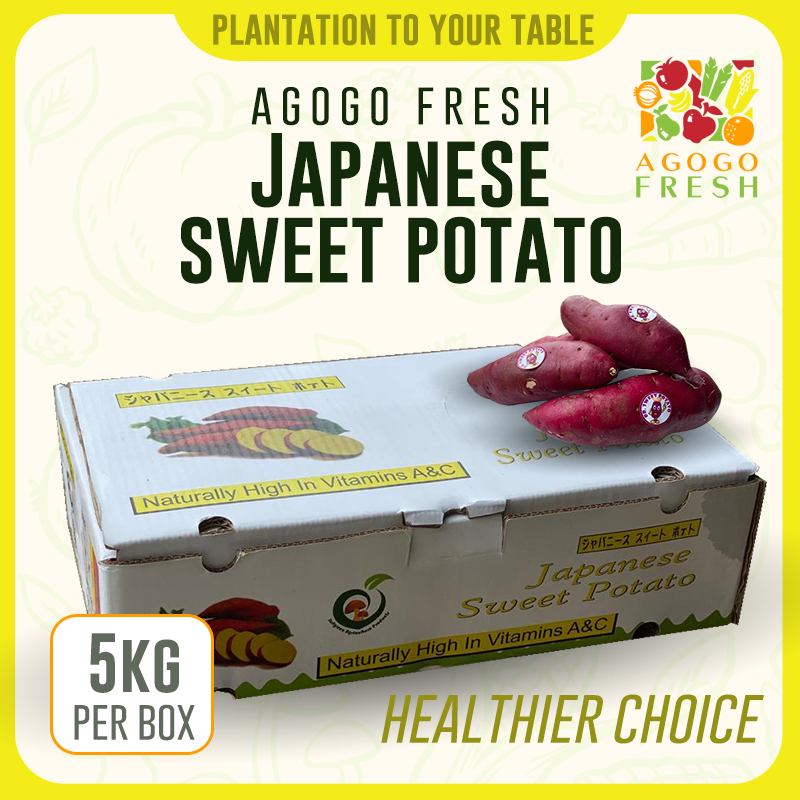 Japanese Sweet Potato Box - Purple (5kg)